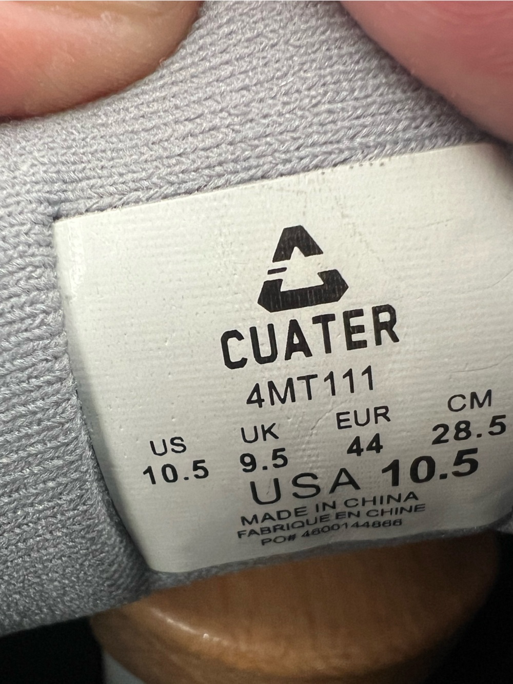 Travis Matthew Cuator Men’s 10.5 shoes, Grey, - Picture 5 of 7